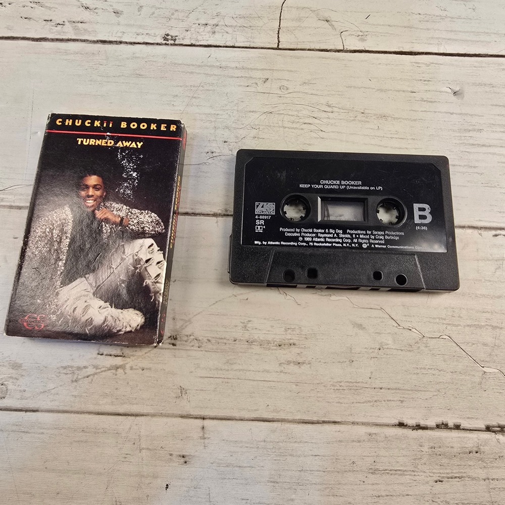 VTG Chuckii Booker Turned Away Cassette Single 1989 Atlantic 4-88917 R&B Soul